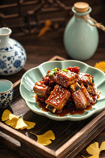 美食摄影之糖醋排骨