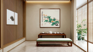 新中式中国风家居效果8