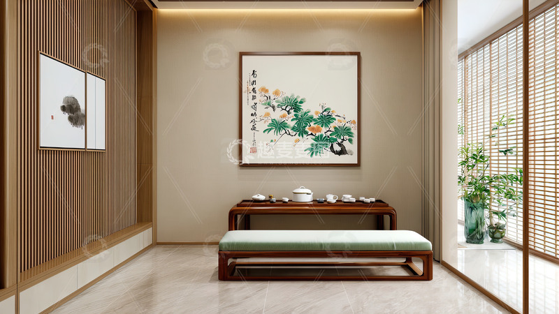 新中式中国风家居效果8