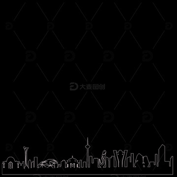 沈阳城市线条建筑