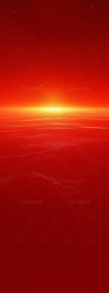 红色背景商务年会展板背景