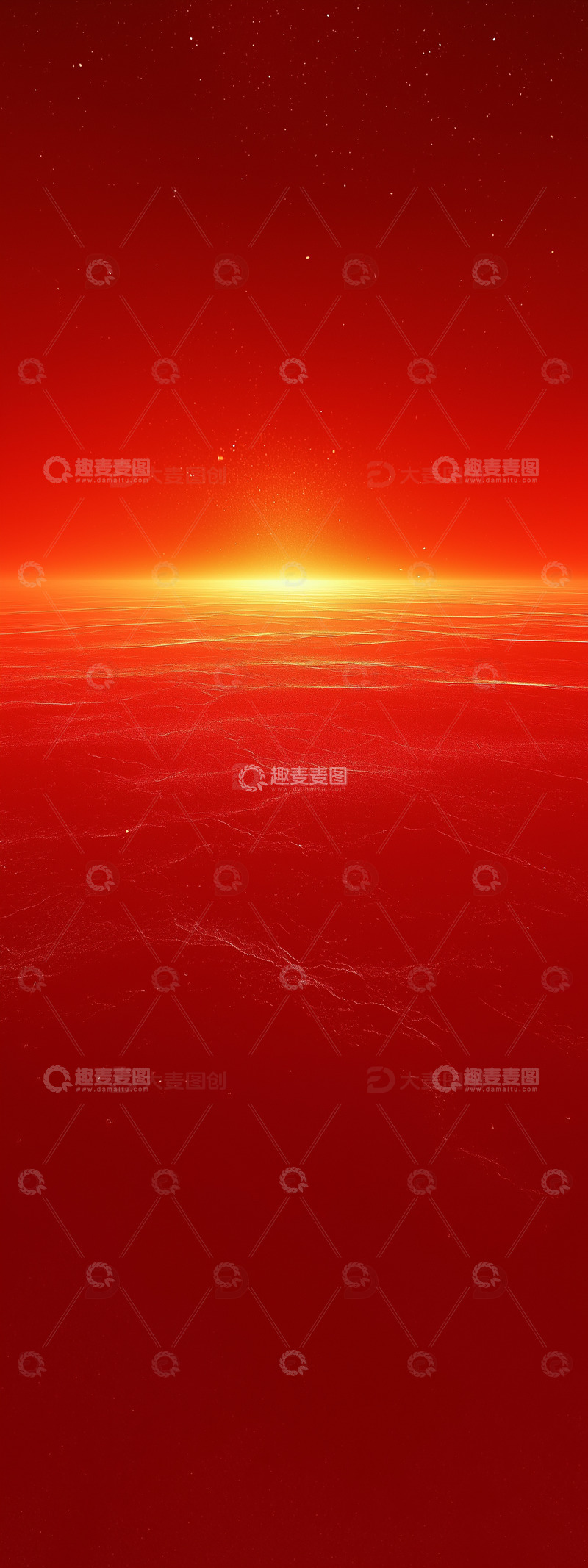 红色背景商务年会展板背景