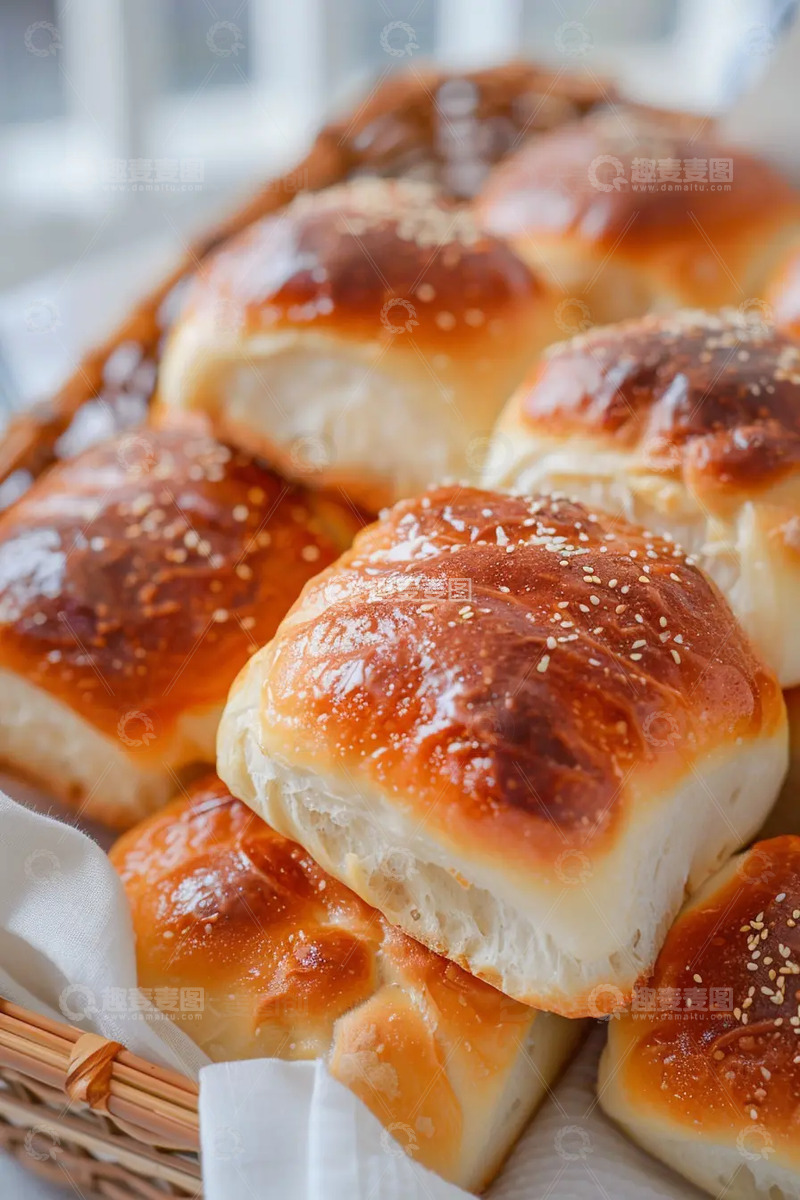 高清大图下载【趣麦麦图】松软蜂蜜小面包