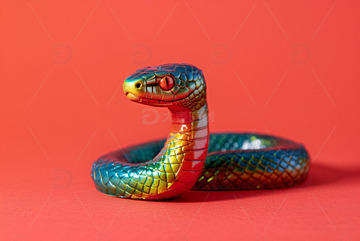 新年一个小蛇玩具