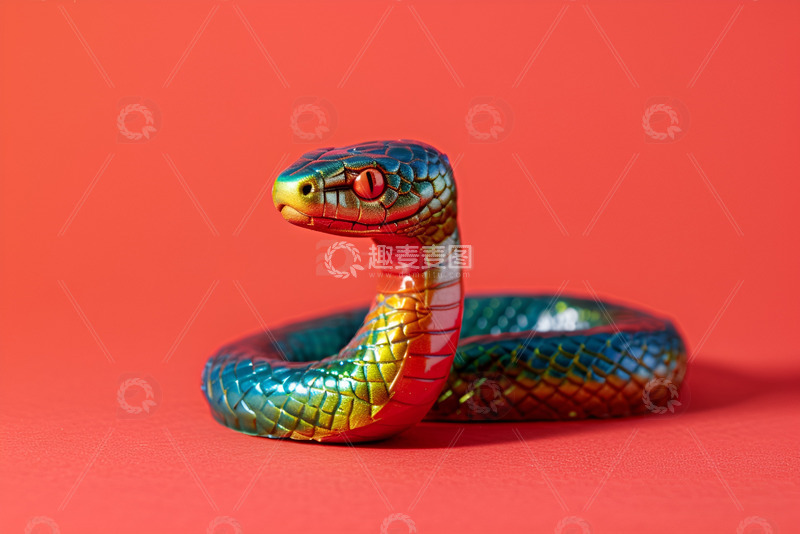 新年一个小蛇玩具