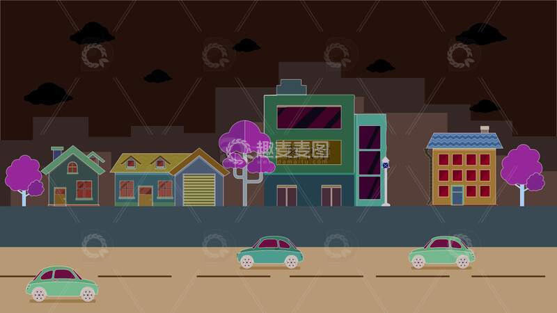 源文件下载【趣麦麦图】博物馆坐落在人来人往的街中间