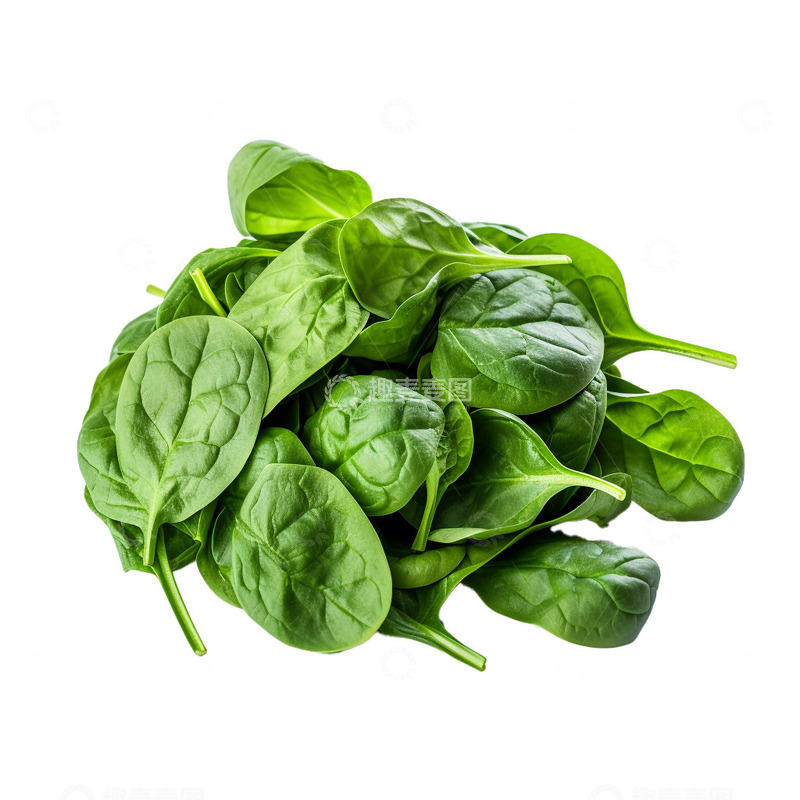 高清大图下载【趣麦麦图】免抠鸡毛菜素材图