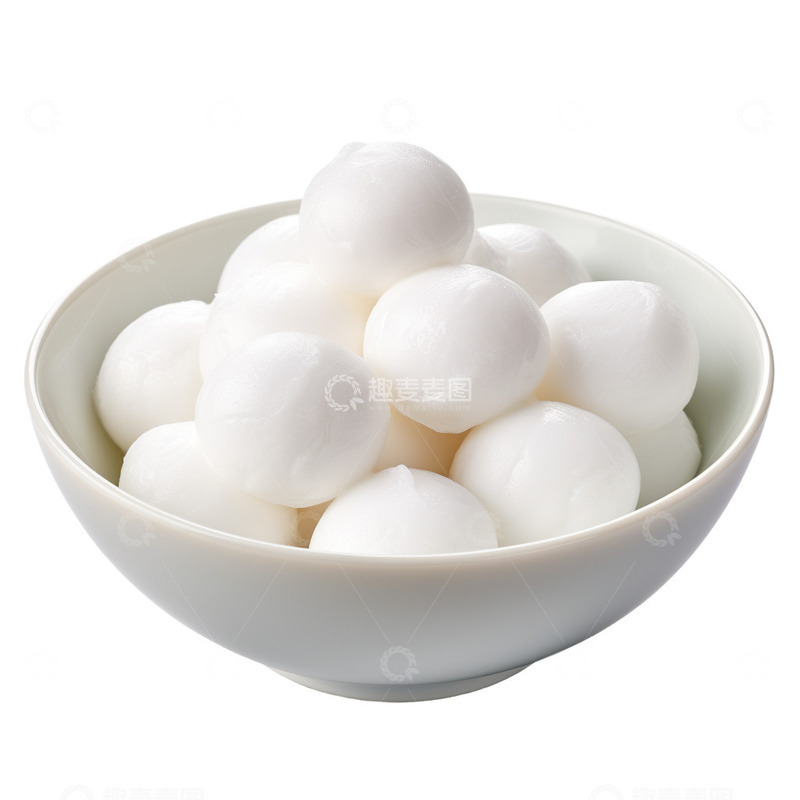 高清大图下载【趣麦麦图】一碗汤圆免抠元素