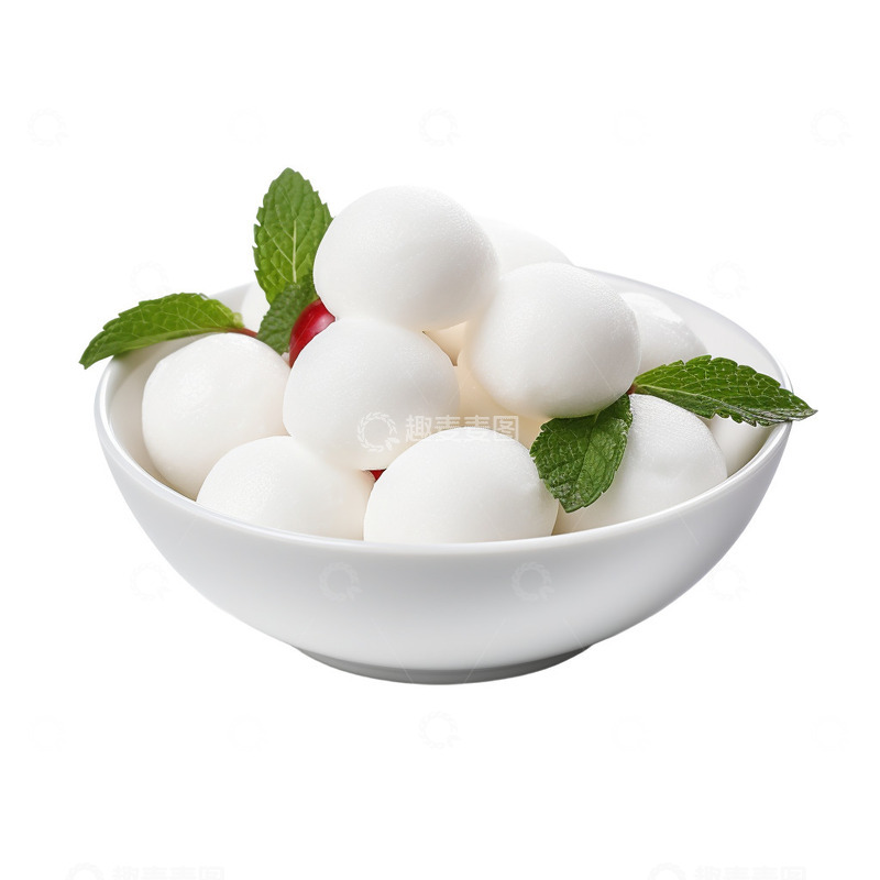 高清大图下载【趣麦麦图】汤圆的摄影图