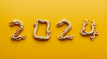 黄金2024字体中国龙