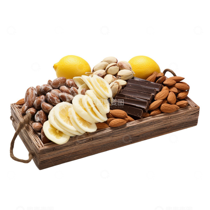 高清大图下载【趣麦麦图】干果和巧克力的碰撞