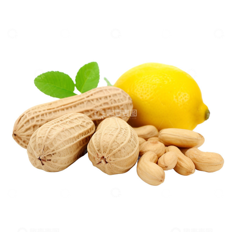 高清大图下载【趣麦麦图】花生和柠檬素材
