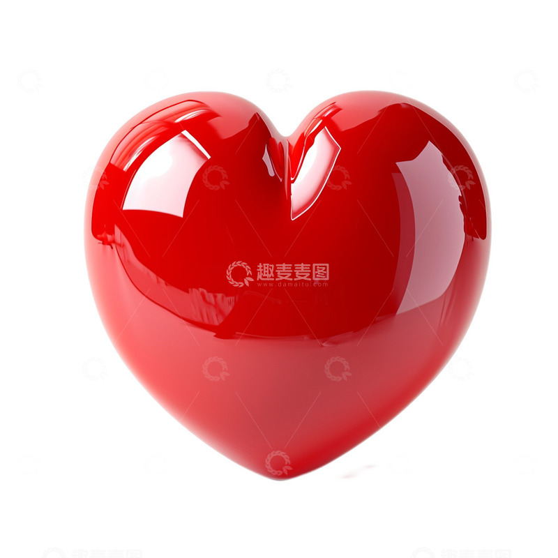 高清大图下载【趣麦麦图】情人节红色爱心