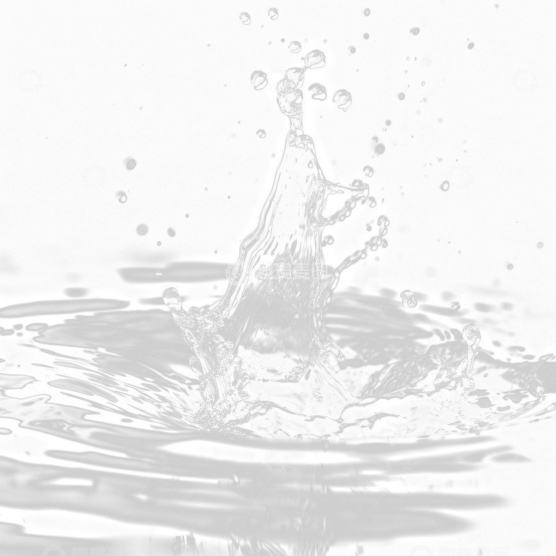 高清大图下载【趣麦麦图】透明水花素材免扣