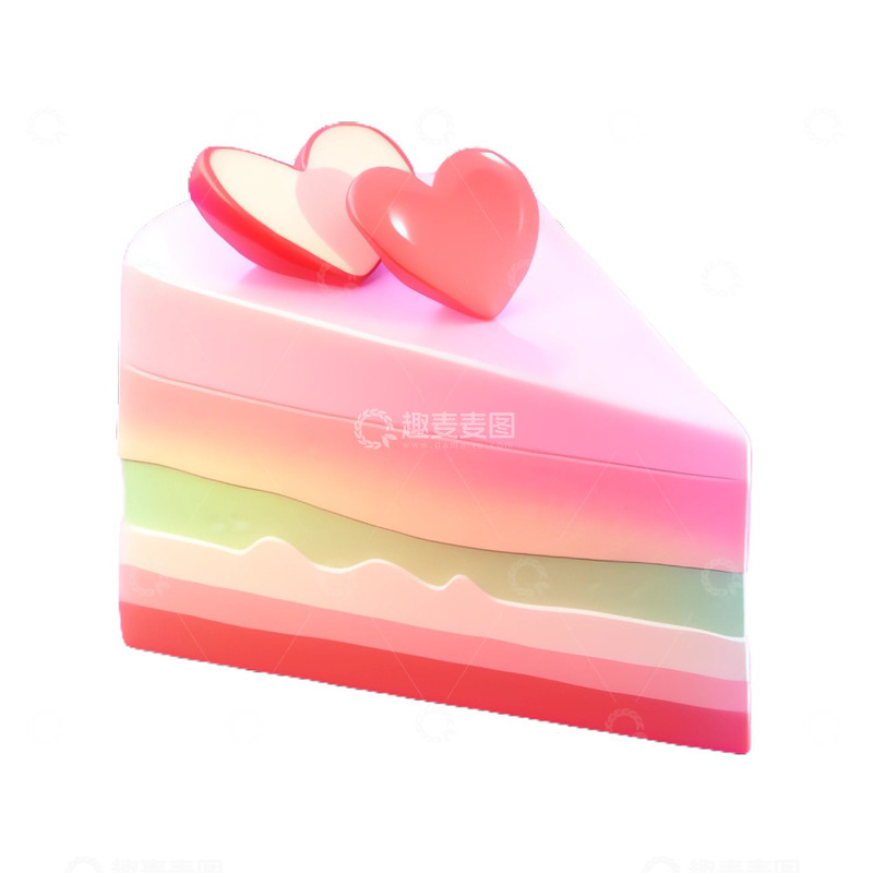 高清大图下载【趣麦麦图】3D立体蛋糕模型