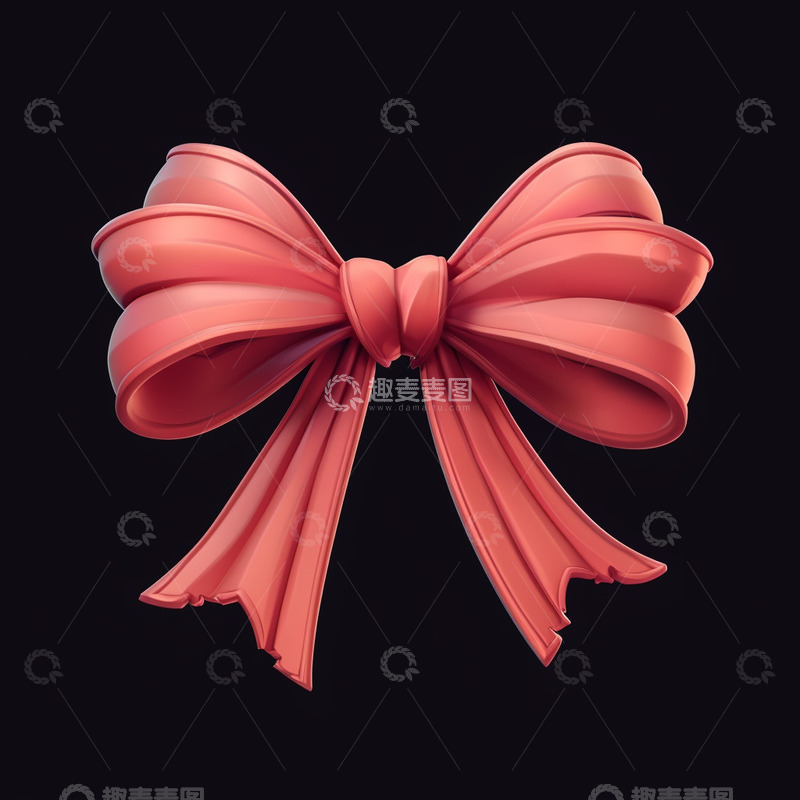 高清大图下载【趣麦麦图】情人节蝴蝶结