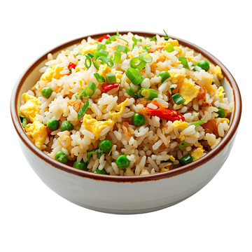 美味的蛋炒饭照片