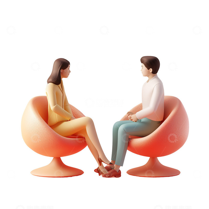 高清大图下载【趣麦麦图】3D交流的情侣