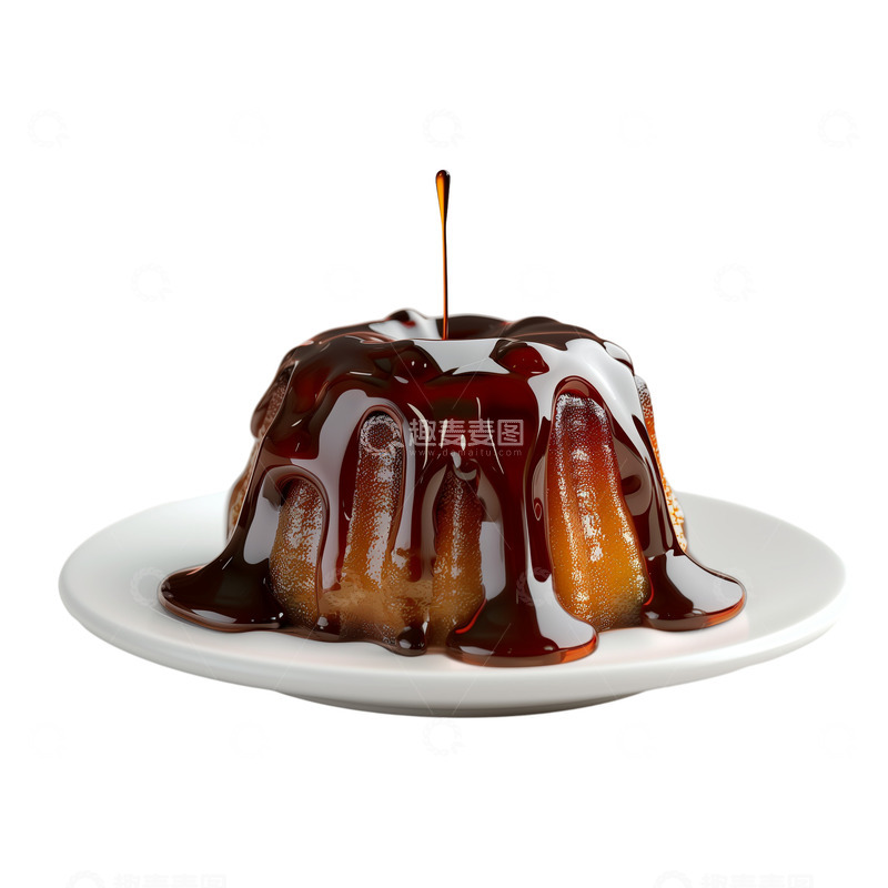 高清大图下载【趣麦麦图】巧克力饭后甜品草莓芒果布丁蛋糕元素