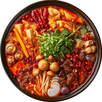 冬日火锅鸳鸯锅麻辣香锅重庆火锅