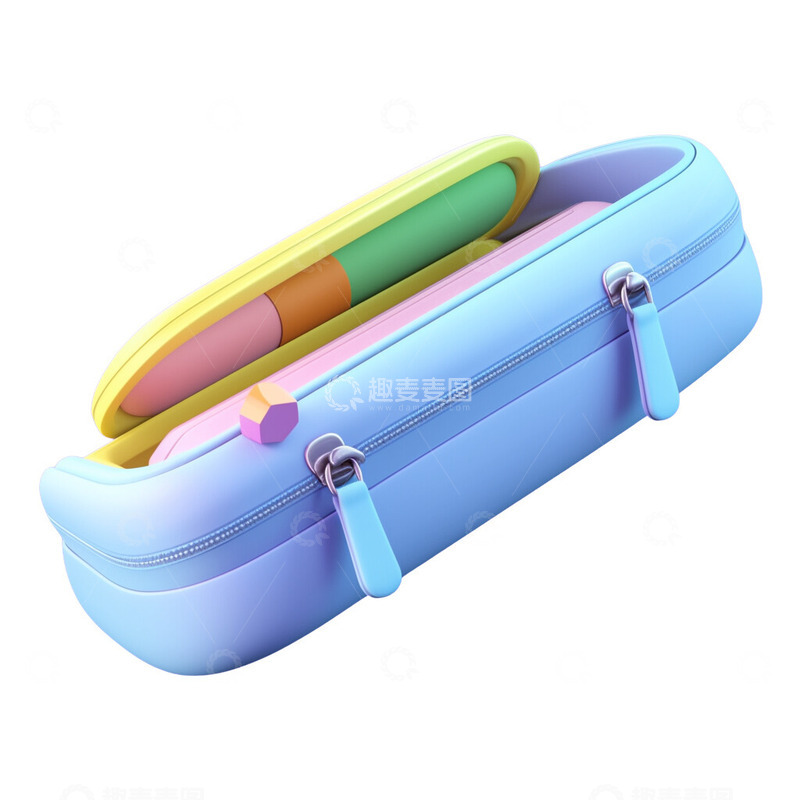 高清大图下载【趣麦麦图】卡通笔袋ICON