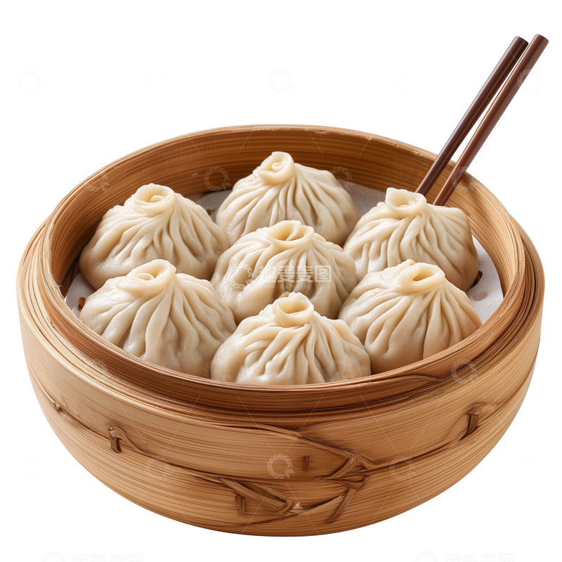 高清大图下载【趣麦麦图】包子小笼汤包早餐醋美食