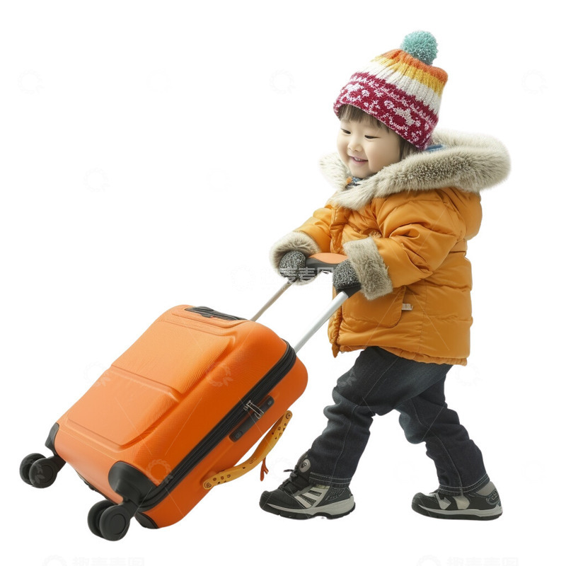 春运回家的小孩