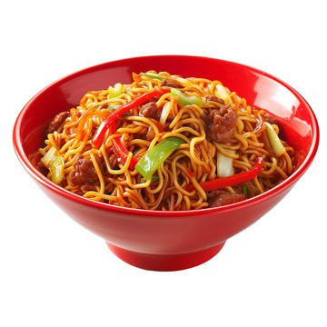 一碗瘦肉拌面炒面