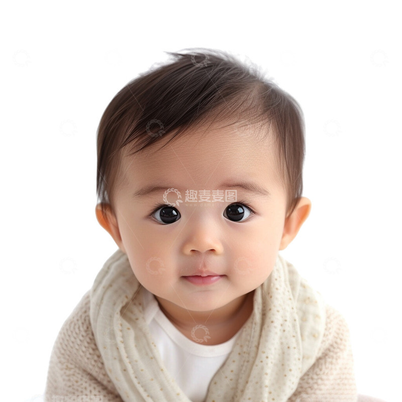 高清大图下载【趣麦麦图】可爱的婴儿头像