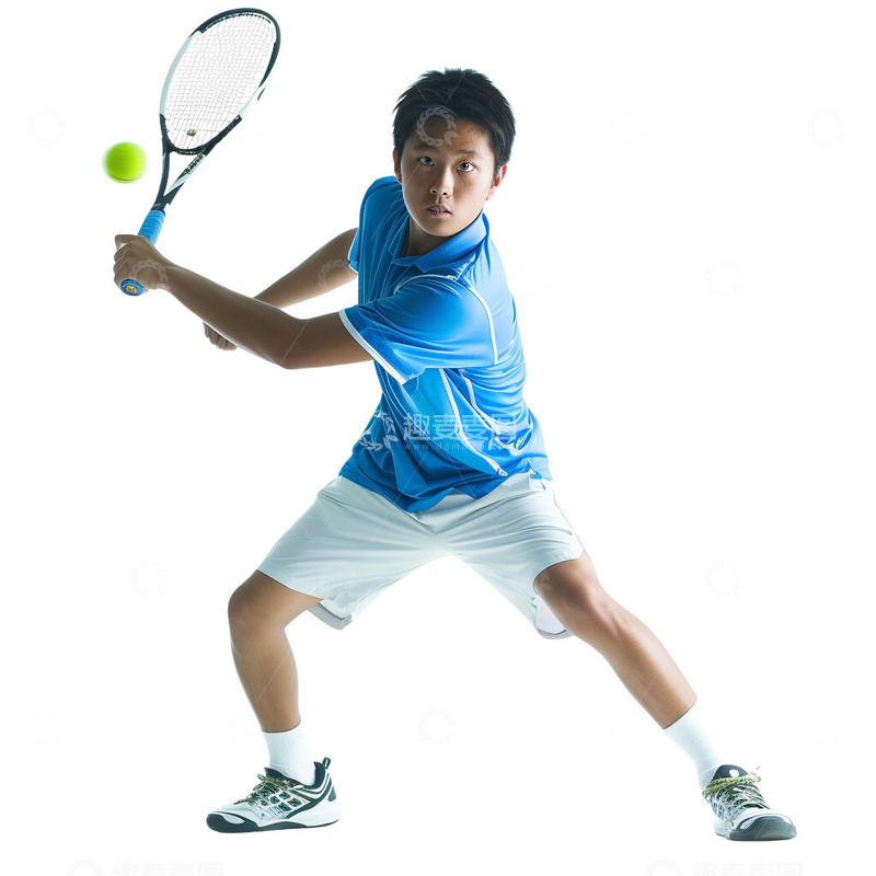 高清大图下载【趣麦麦图】打网球的运动员