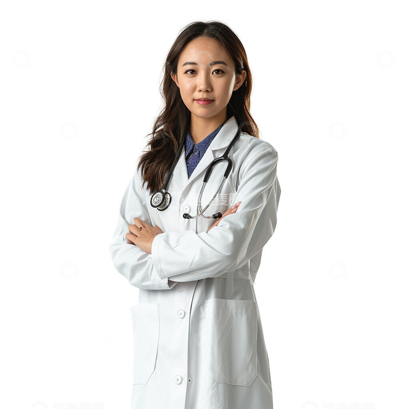 女医生半身像