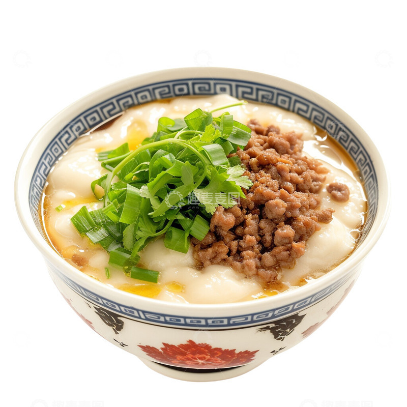 高清大图下载【趣麦麦图】牛肉豆花咸豆花美食