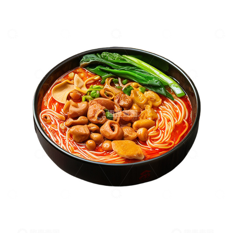 源文件下载【趣麦麦图】写实螺狮粉素材