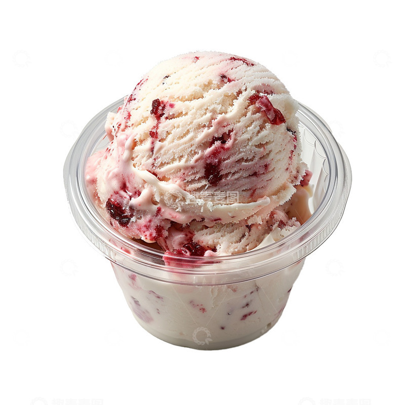 源文件下载【趣麦麦图】写实杯状冰淇淋素材