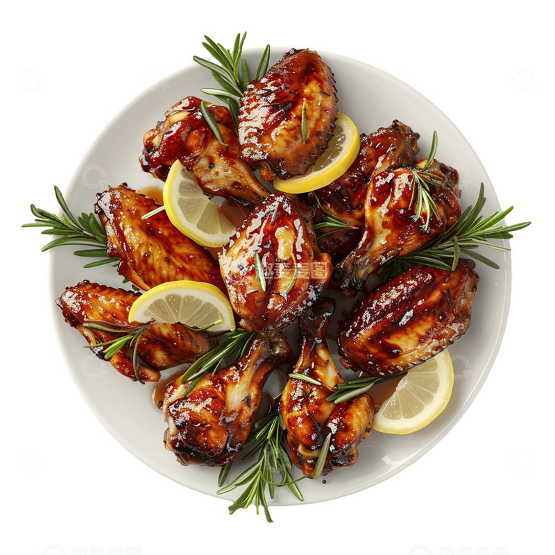 源文件下载【趣麦麦图】可乐鸡翅元素