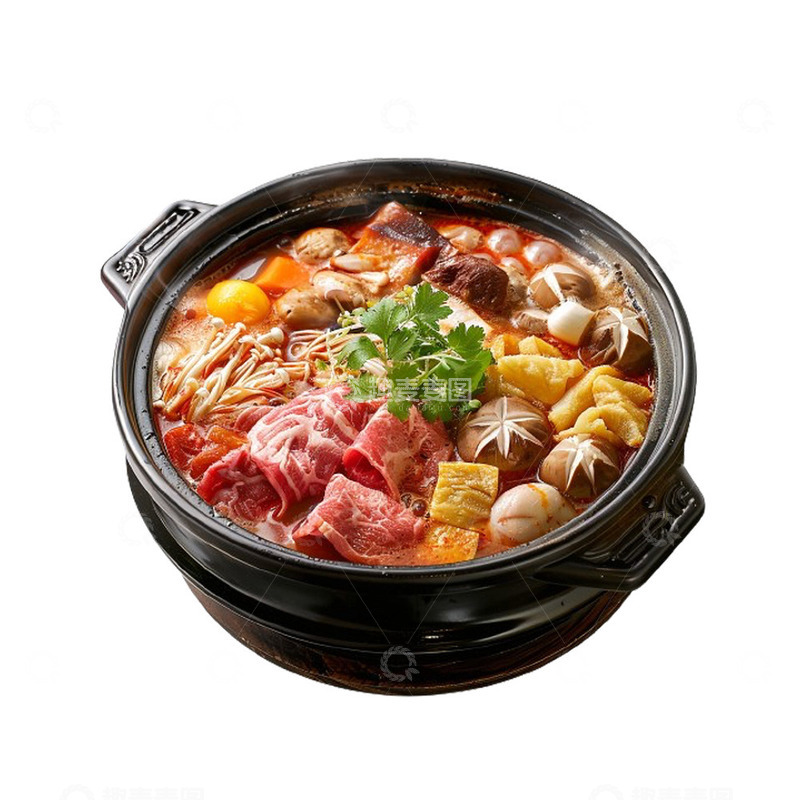 高清大图下载【趣麦麦图】美食火锅免扣素材