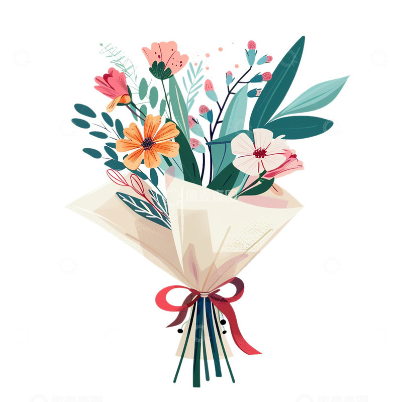 高清大图下载【趣麦麦图】手捧鲜花素材