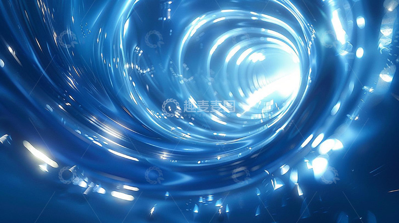 高清大图下载【趣麦麦图】水波纹螺旋科技抽象背景