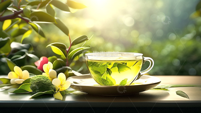 高清大图下载【趣麦麦图】品茶春茶上市