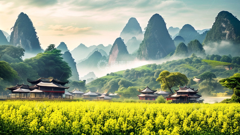 高清大图下载【趣麦麦图】山水风景背景