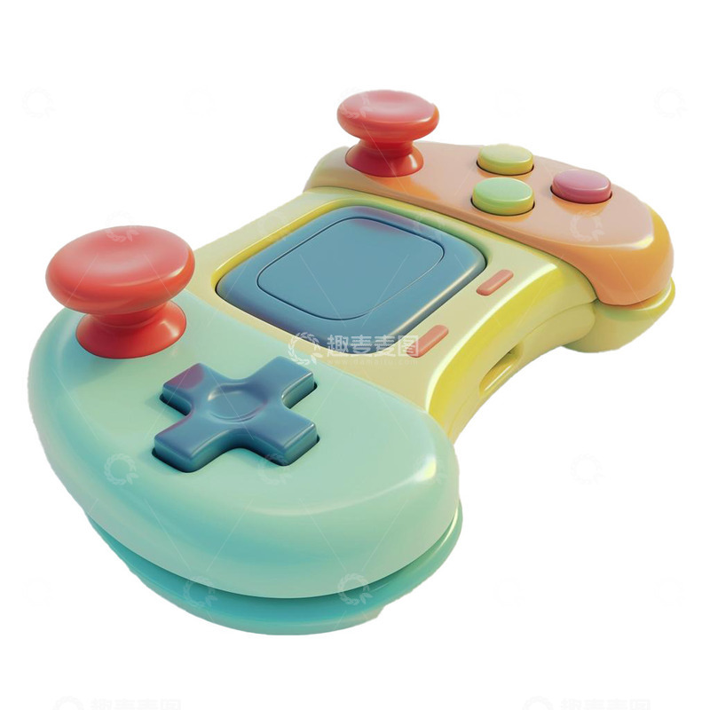 高清大图下载【趣麦麦图】电动游戏遥控手柄
