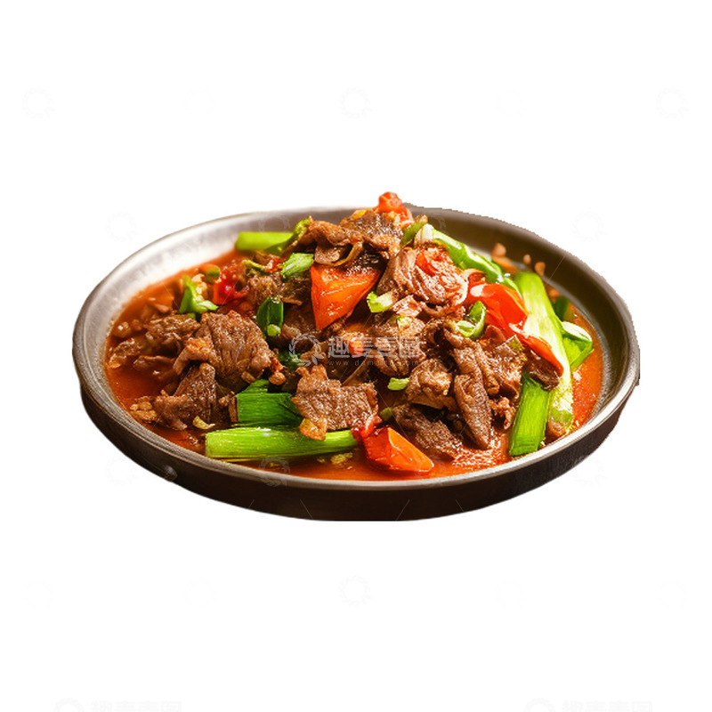 高清大图下载【趣麦麦图】写实传统炒牛肉素材