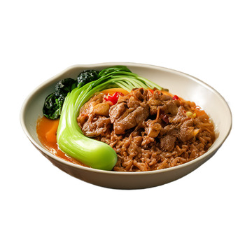 精致美食牛肉炒饭