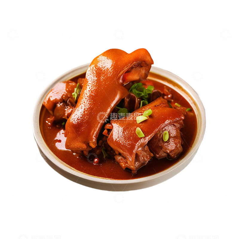 高清大图下载【趣麦麦图】写实美食卤猪蹄