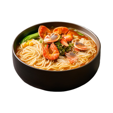 写实海鲜米粉海报素材