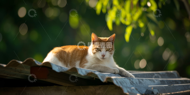 高清大图下载【趣麦麦图】简约猫咪背景