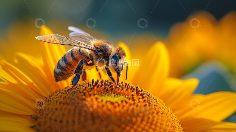 蜜蜂春天花粉自然有机户外