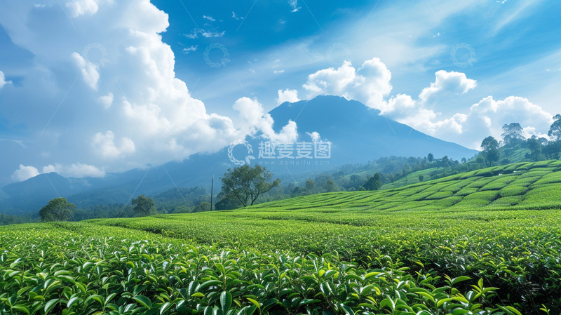 高清大图下载【趣麦麦图】茶庄自然景观