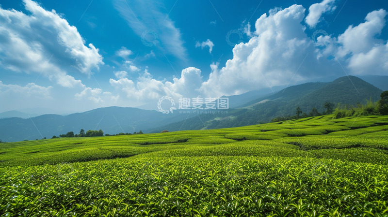 高清大图下载【趣麦麦图】茶园的自然景观
