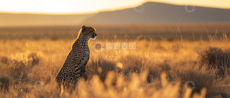 高清大图下载【趣麦麦图】凶猛的野生豹子